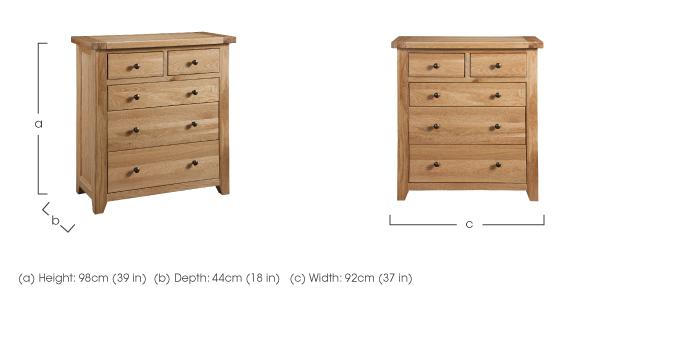 California 2+3 Drawer Chest in  on Furniture Village