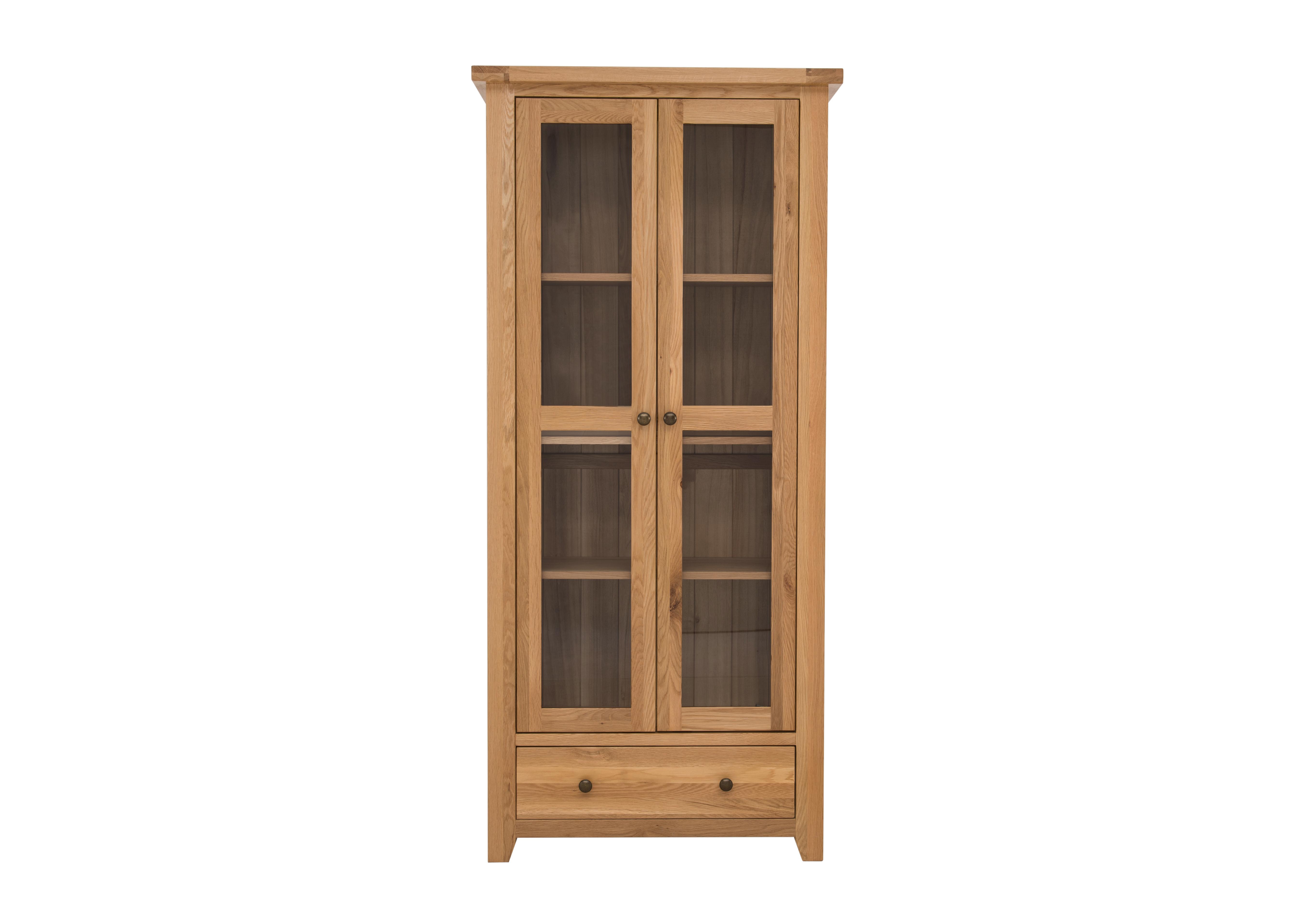 California Solid Oak Display Unit in  on Furniture Village