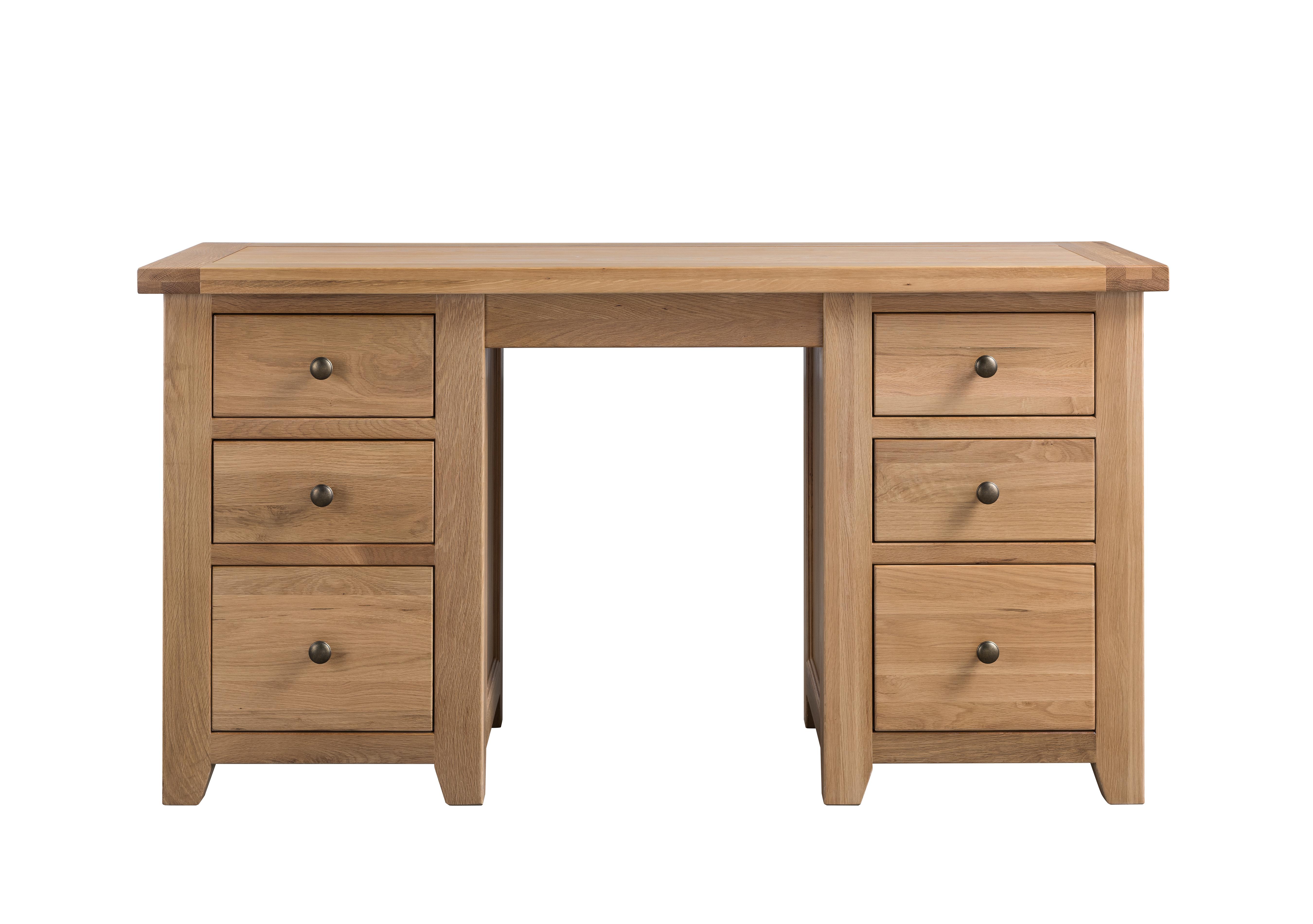 California Double Pedestal Dressing Table in  on Furniture Village
