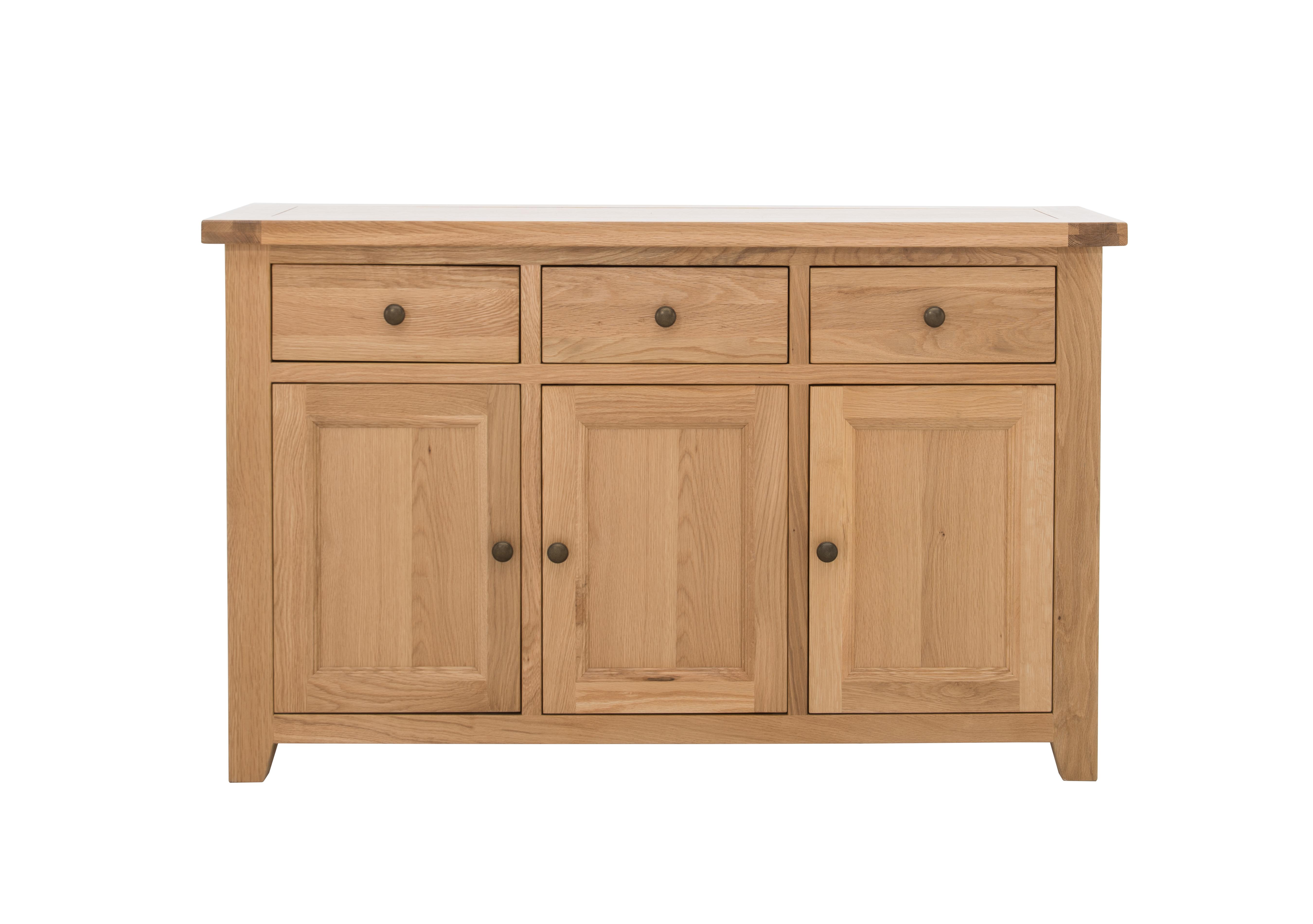 California Solid Oak Large Sideboard in  on Furniture Village