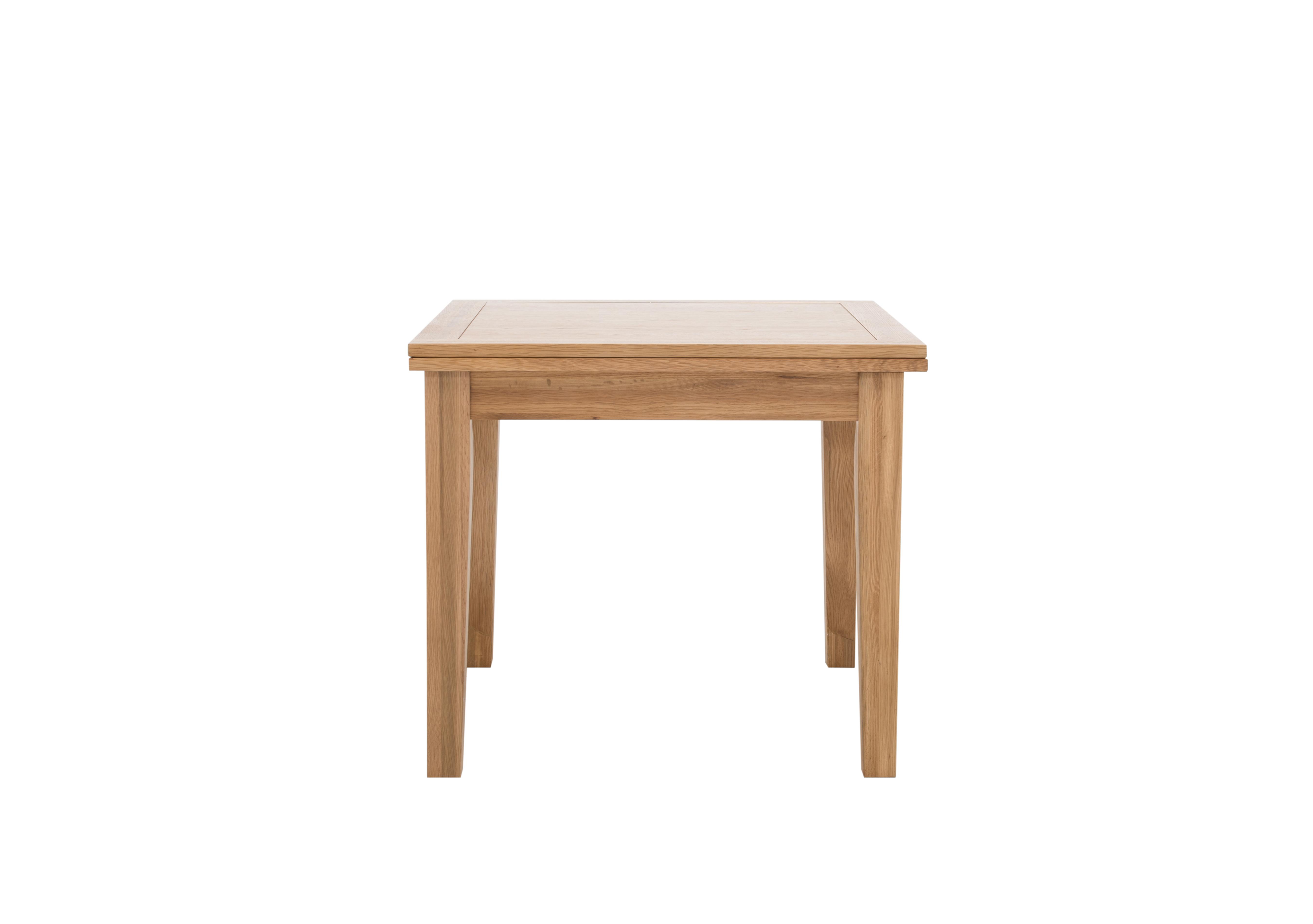 California Flip Top Solid Oak Extending Table in  on Furniture Village