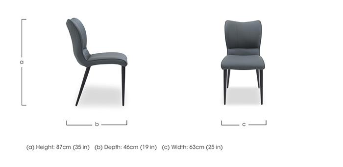 Clio Pair of Dining Chairs in  on Furniture Village