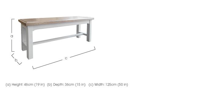 Cobham Bench in  on Furniture Village