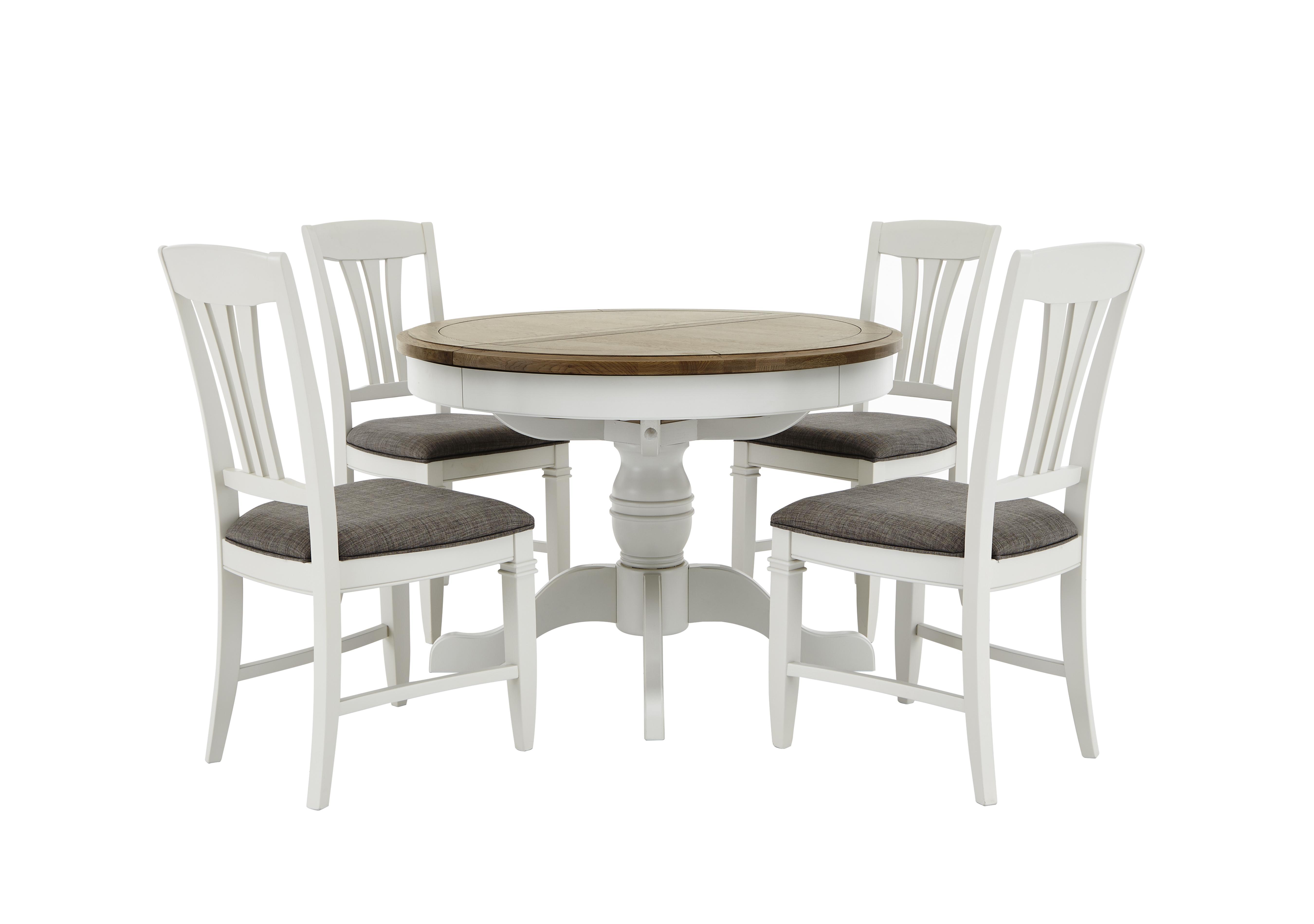 Cobham Round Table and 4 Chairs in  on Furniture Village