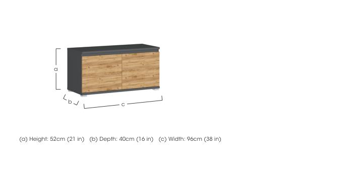 Cohen Shoe Bench in  on Furniture Village