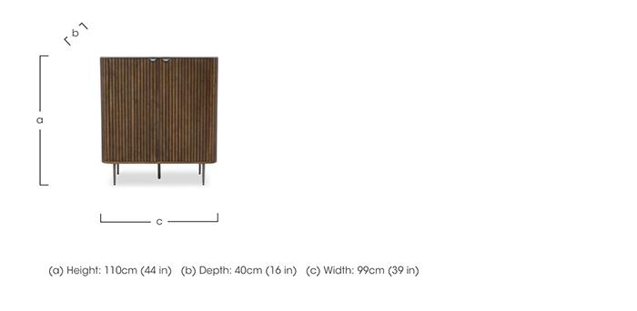 Cortado Highboard in  on Furniture Village