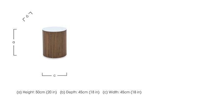 Cortado Side Table in  on Furniture Village