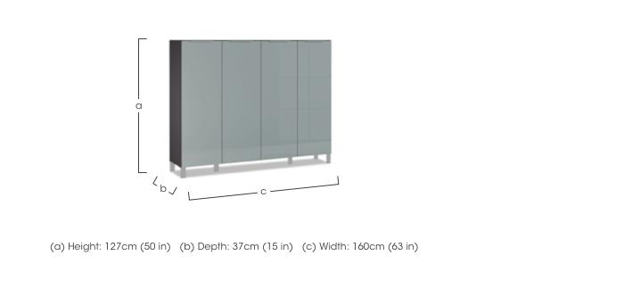 Cove Wide Shoe Cabinet in  on Furniture Village