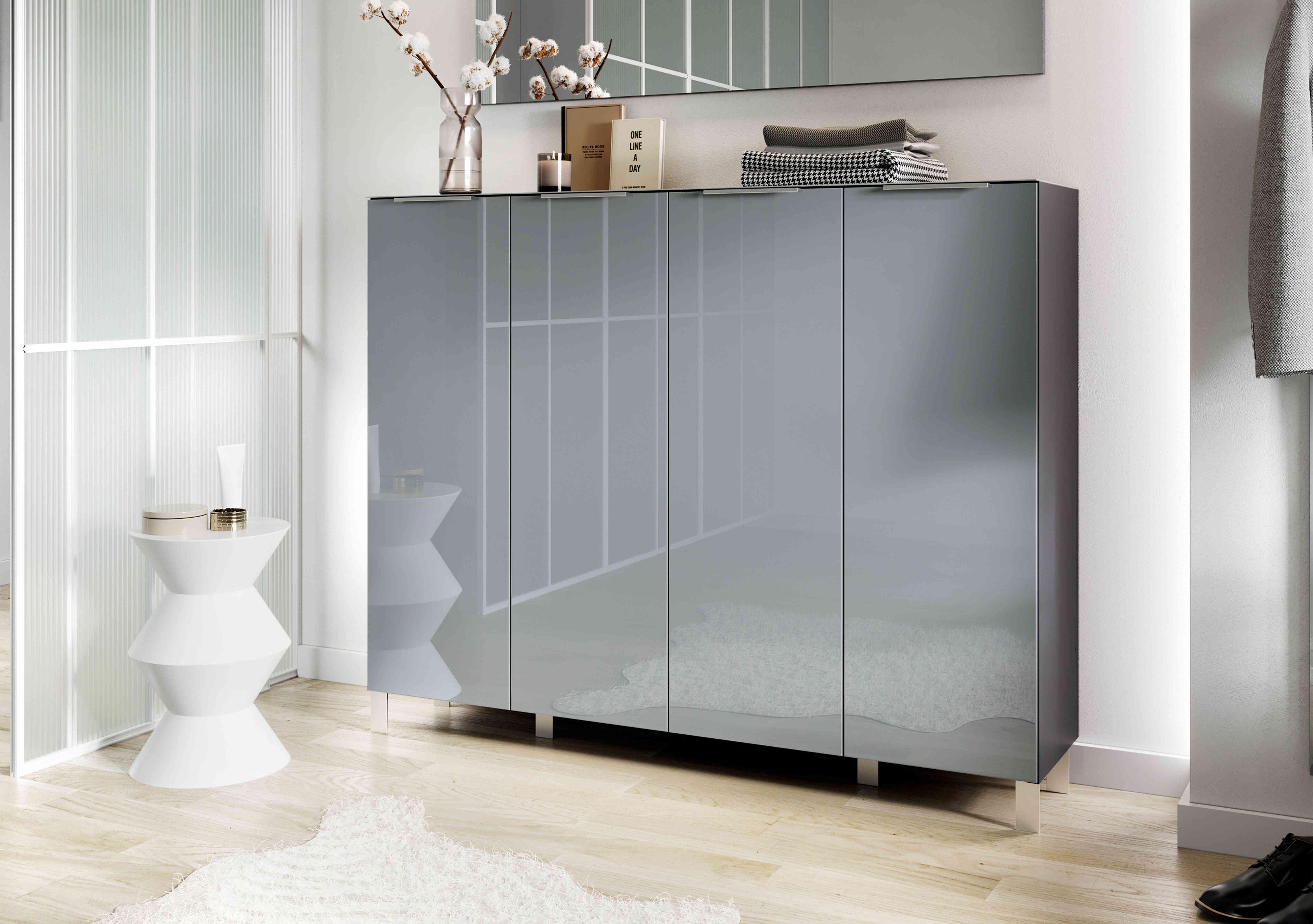 Cove Wide Shoe Cabinet in  on Furniture Village