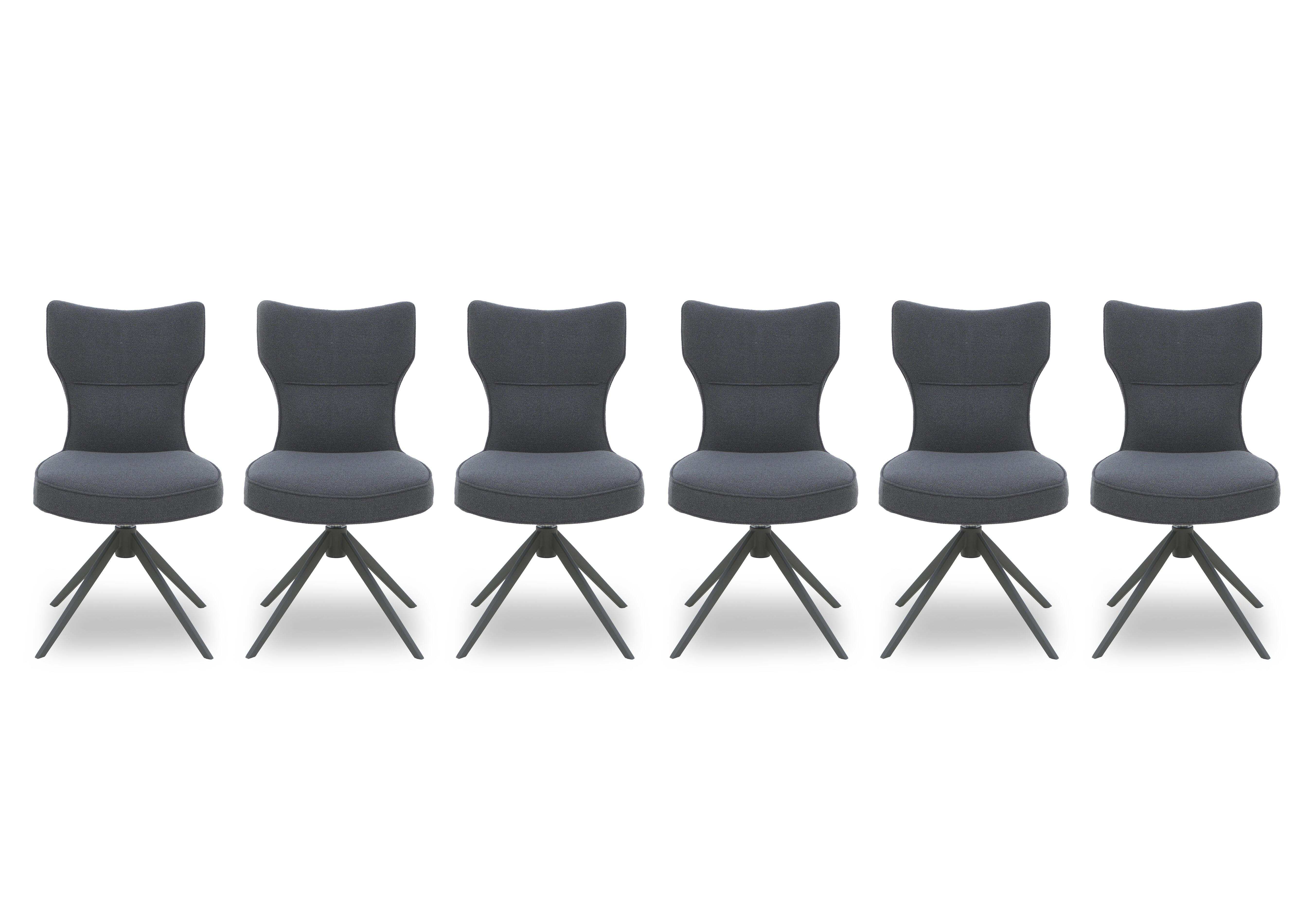 Carrera Set of 6 Swivel Dining Chairs in  on Furniture Village