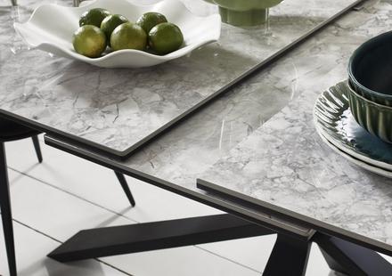 Crete Small Extending Dining Table - Furniture Village