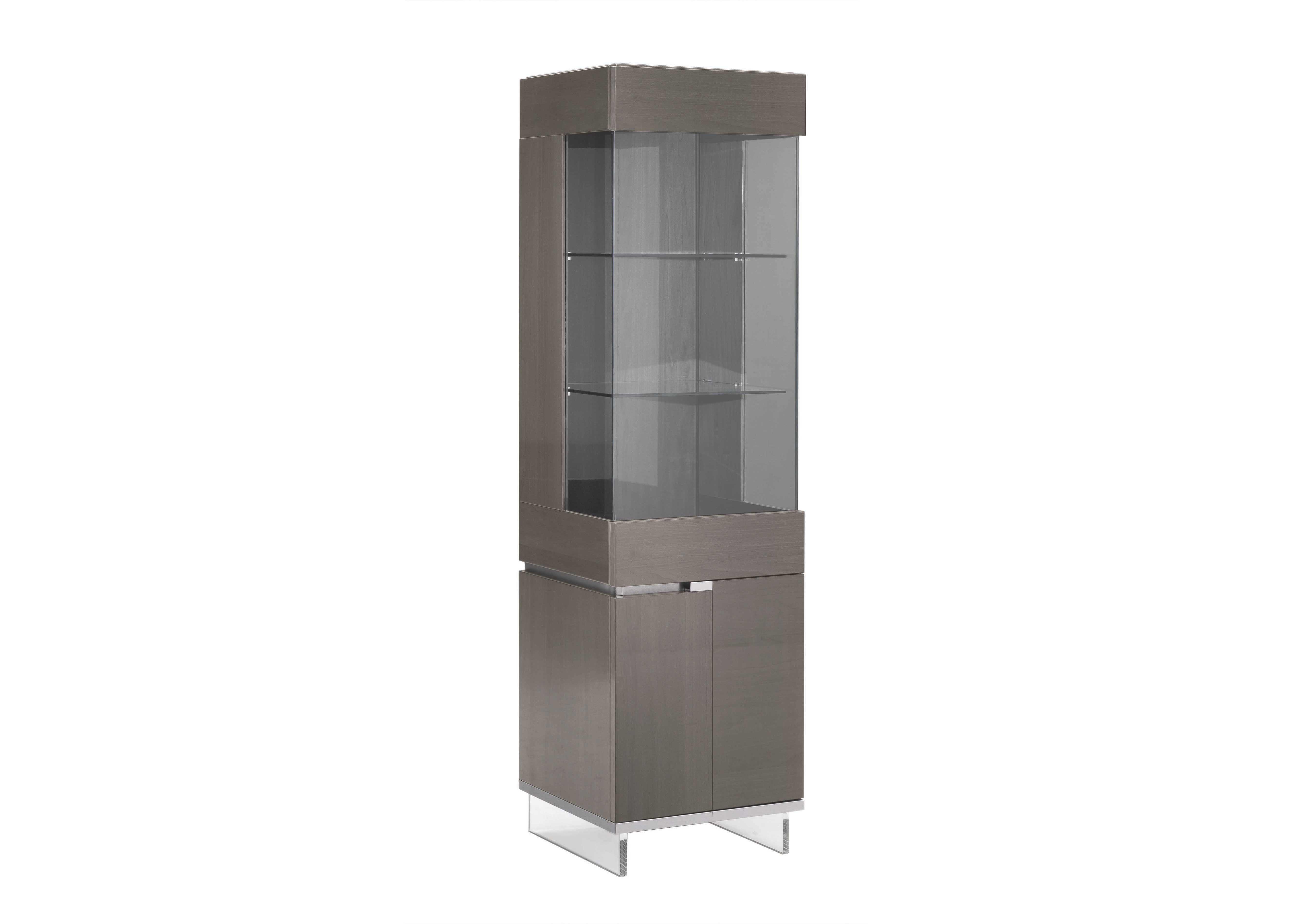 Corrado 1 Door Right-Hand Curio Cabinet in  on Furniture Village