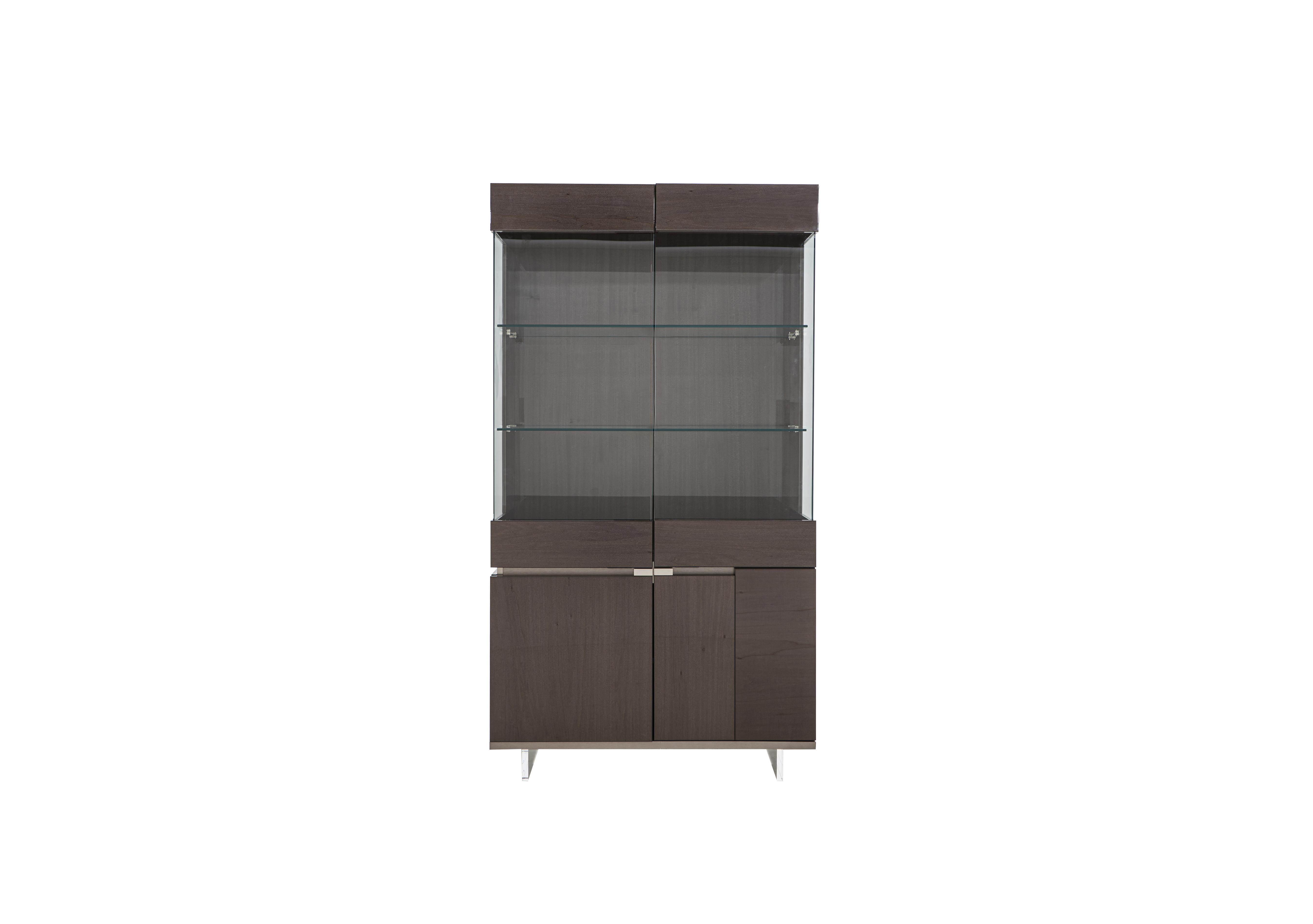 Corrado 2 Door Curio Cabinet in  on Furniture Village