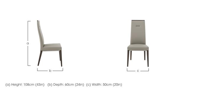 Corrado Pair of Dining Chairs in  on Furniture Village