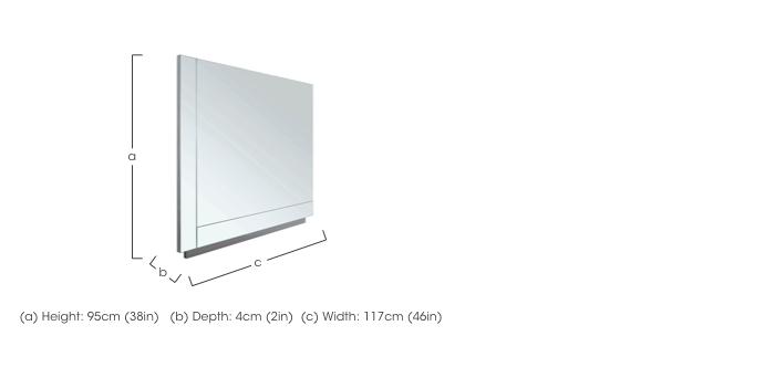 Corrado Mirror in  on Furniture Village