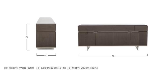 Corrado Large Sideboard in  on Furniture Village