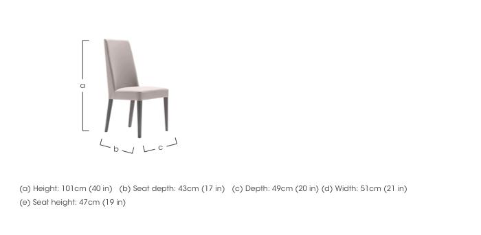 Cristina Pair of Dining Chairs in  on Furniture Village