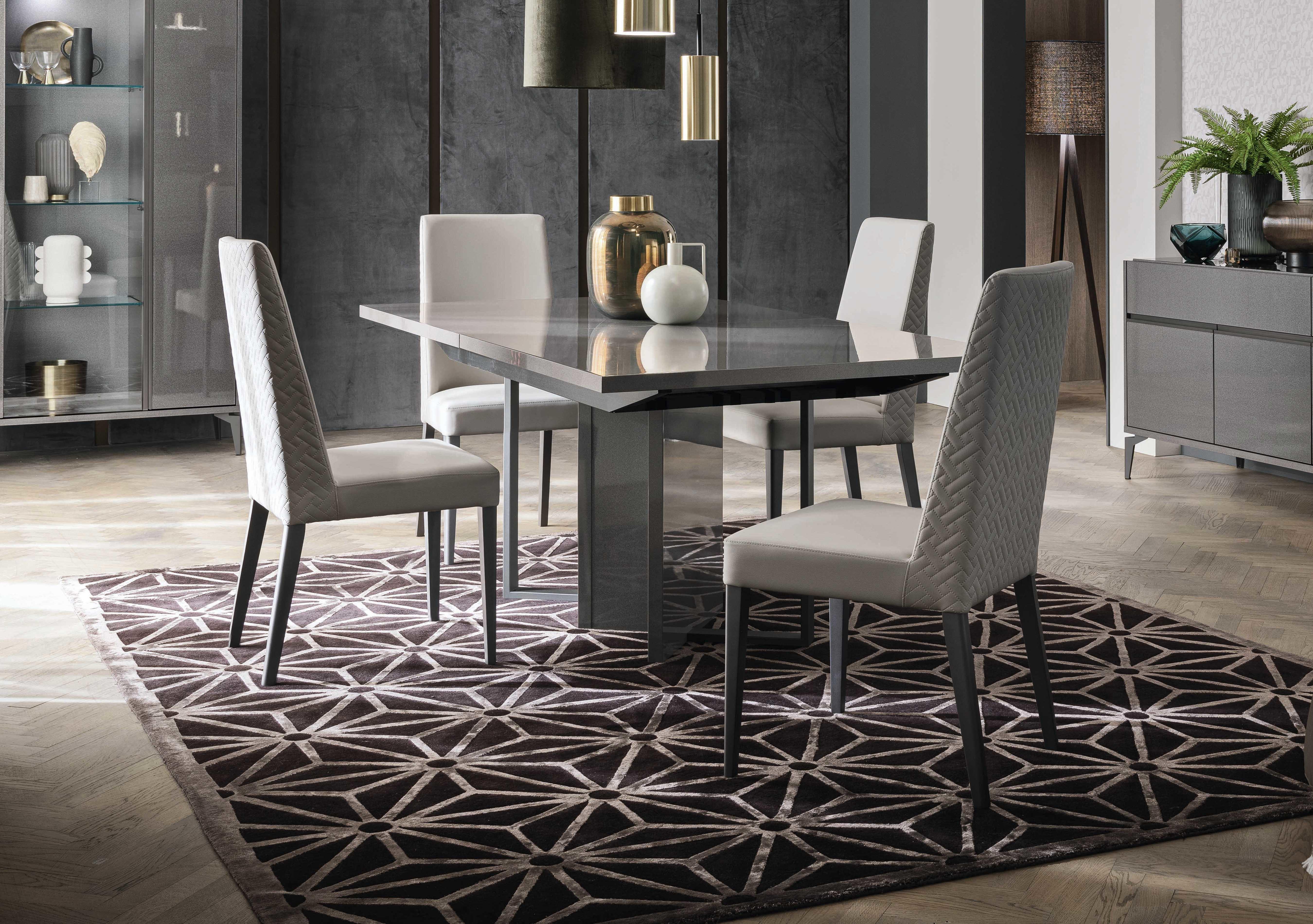 Cristina Large Extending Dining Table and 4 Dining Chairs Dining Set in  on Furniture Village