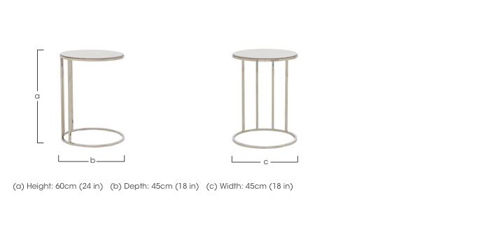 Cassius Lamp Table in  on Furniture Village