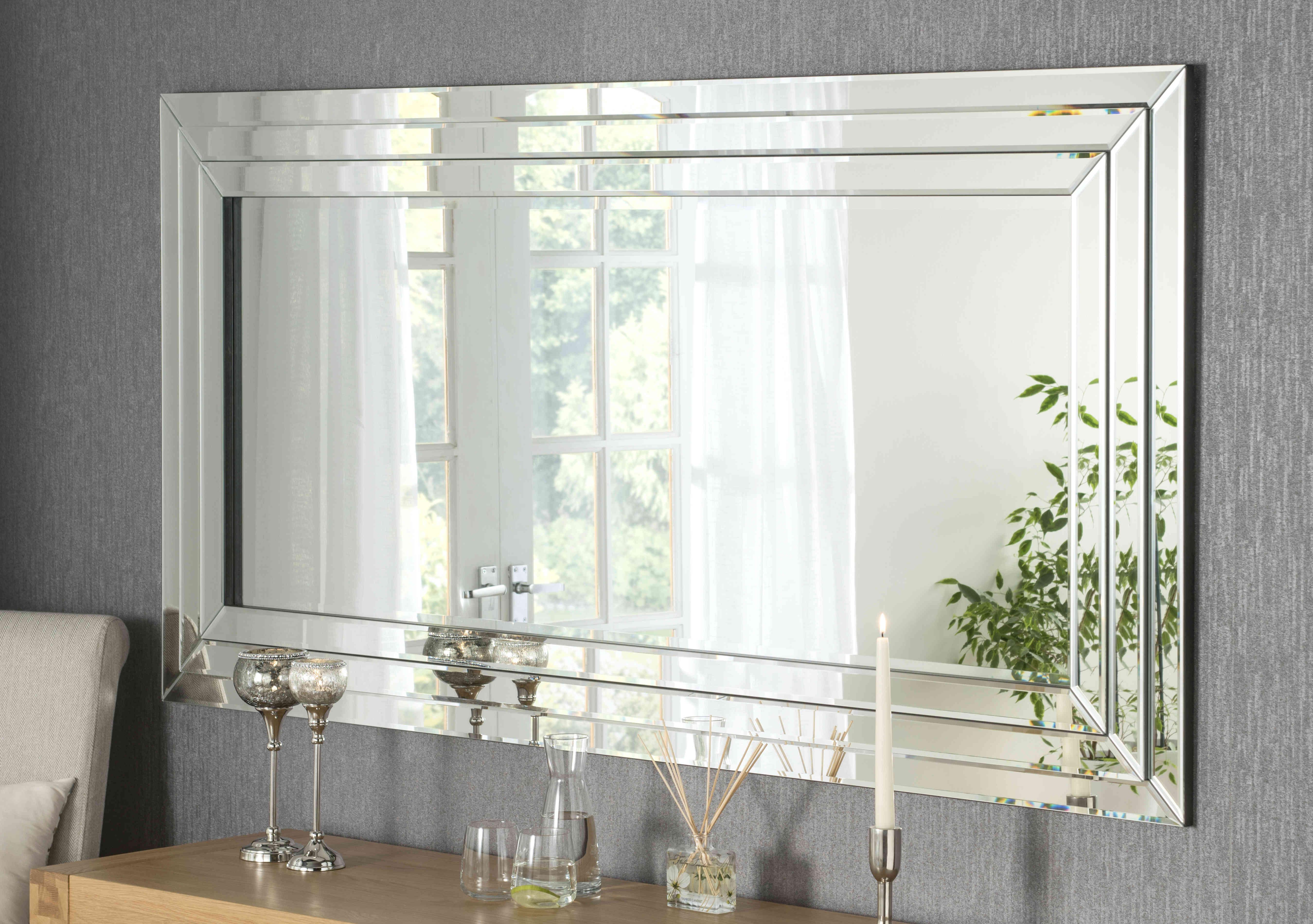 Cavello Leaner Mirror in  on Furniture Village