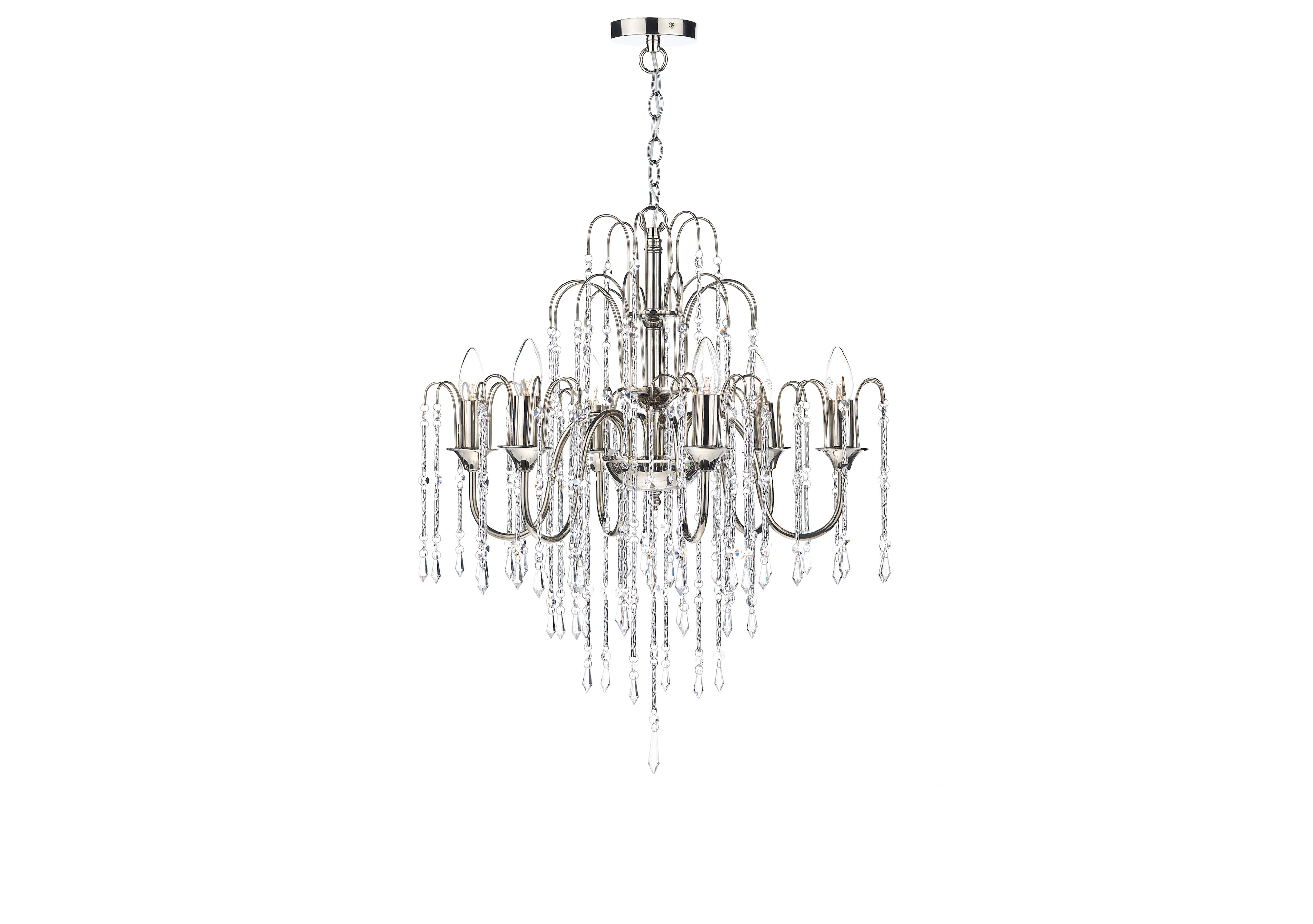 Daniella 6-Light Ceiling Pendant Chandelier in  on Furniture Village