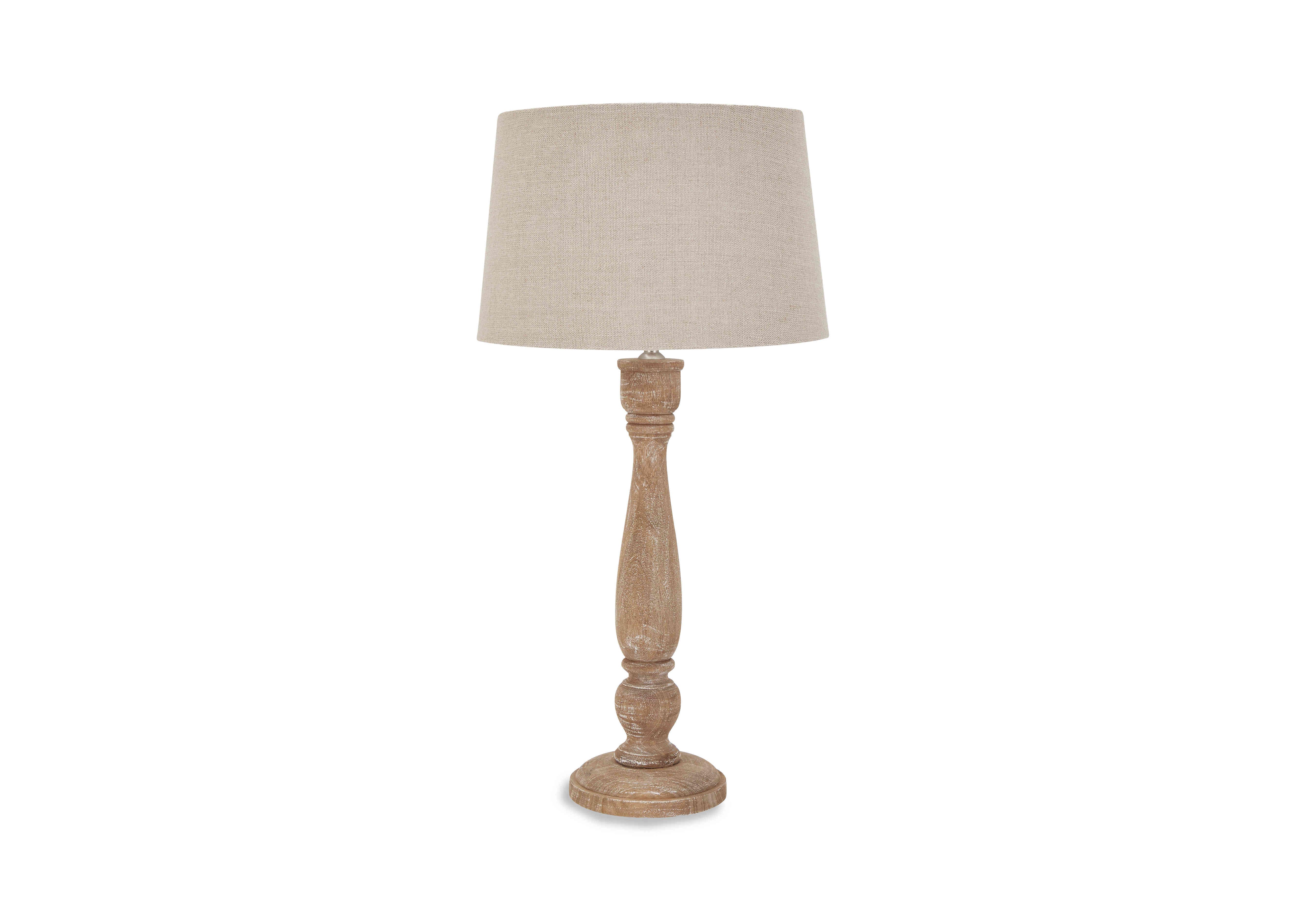 Delaney Candlestick Table Lamp in  on Furniture Village