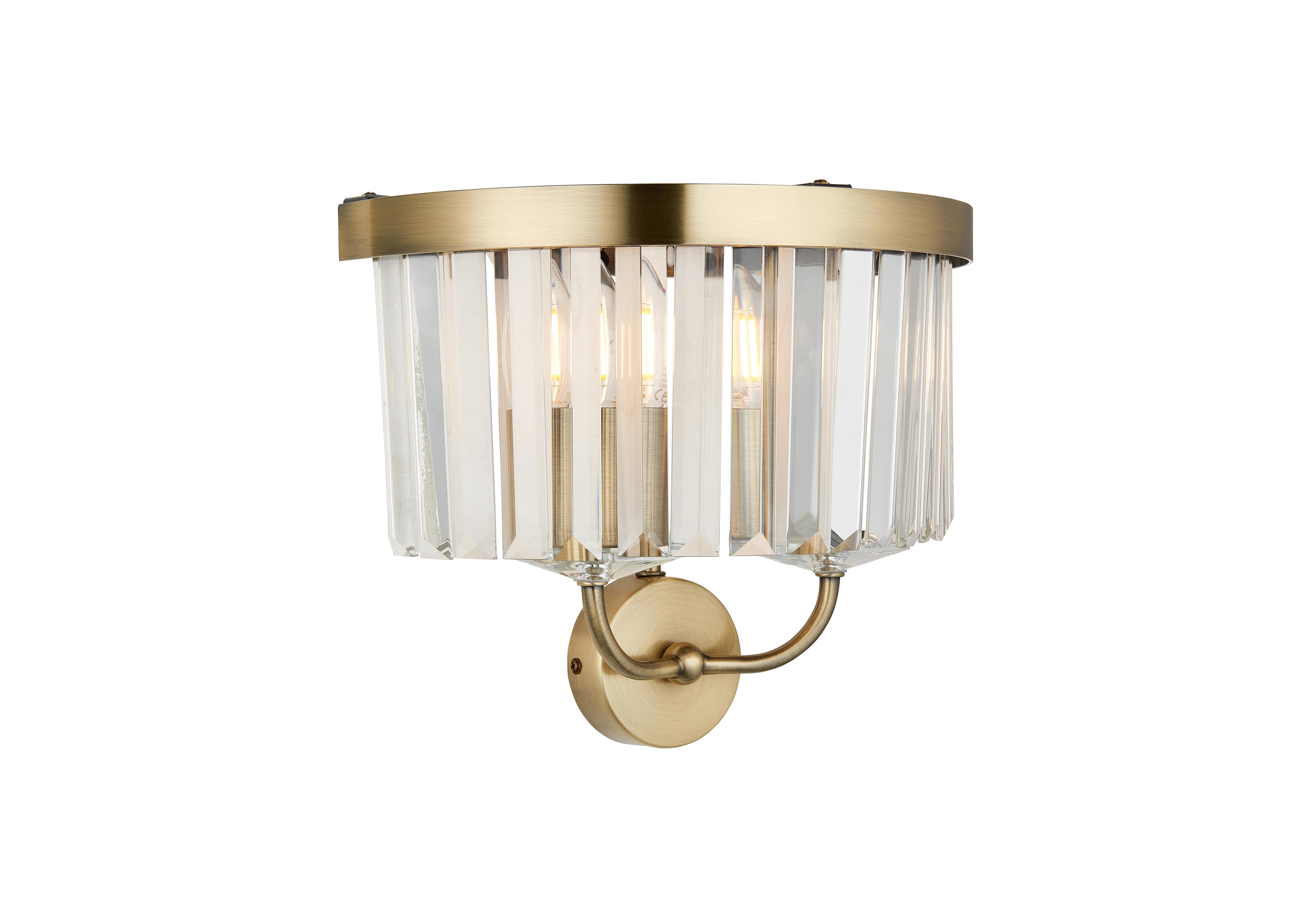 Derby 2 Light Wall Light in  on Furniture Village