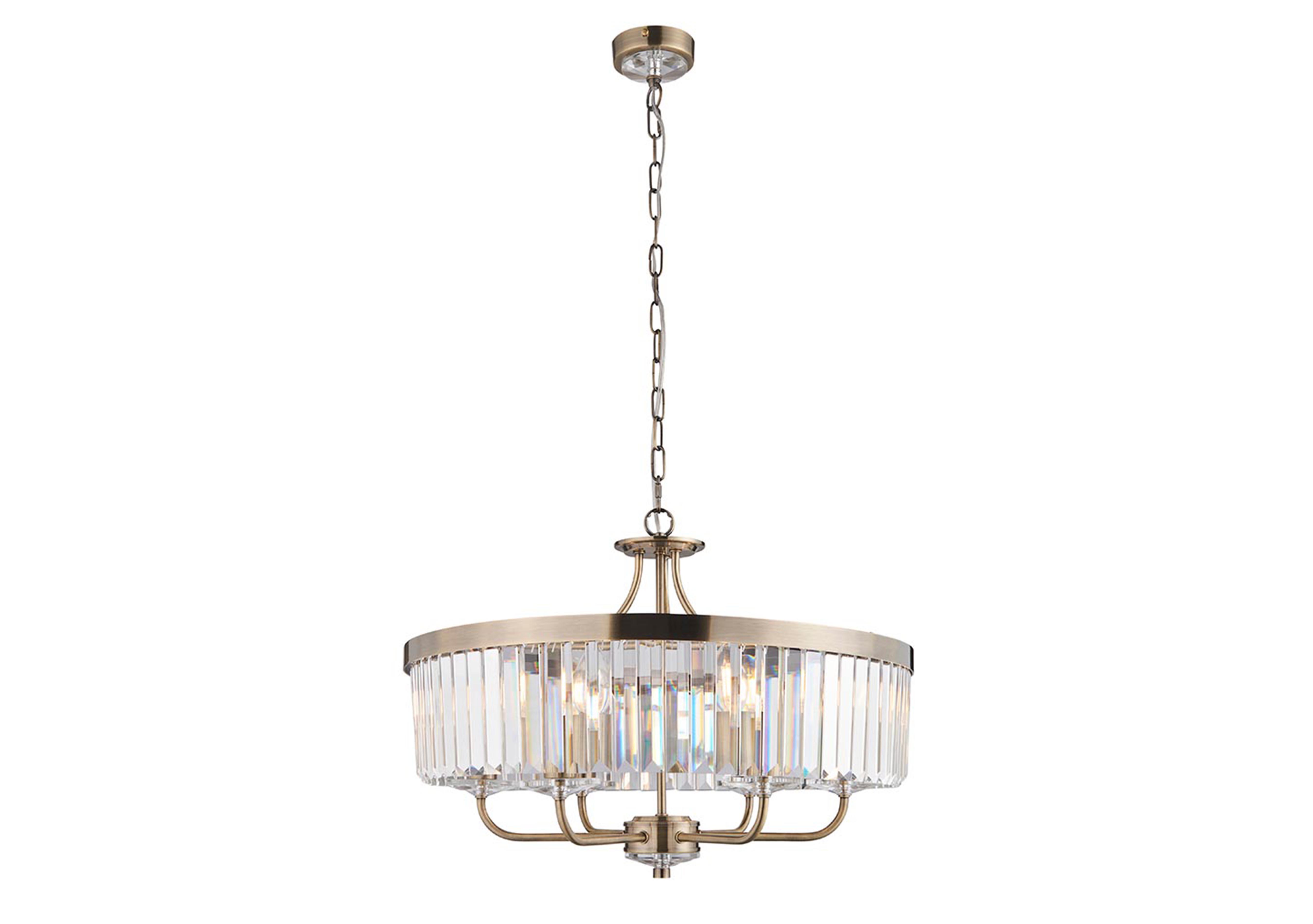 Derby 6 Light Ceiling Pendant in  on Furniture Village