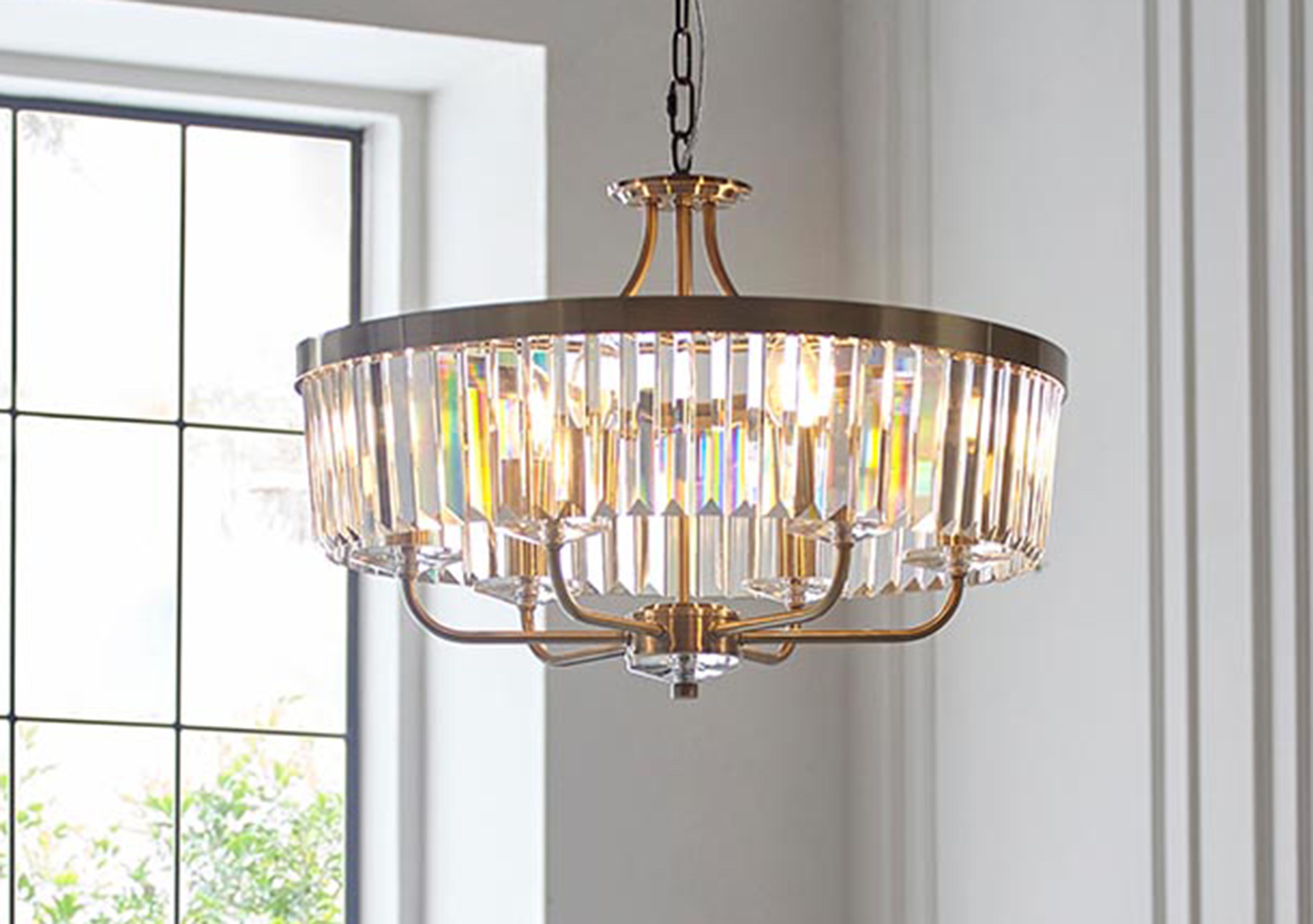 Derby 6 Light Ceiling Pendant in  on Furniture Village