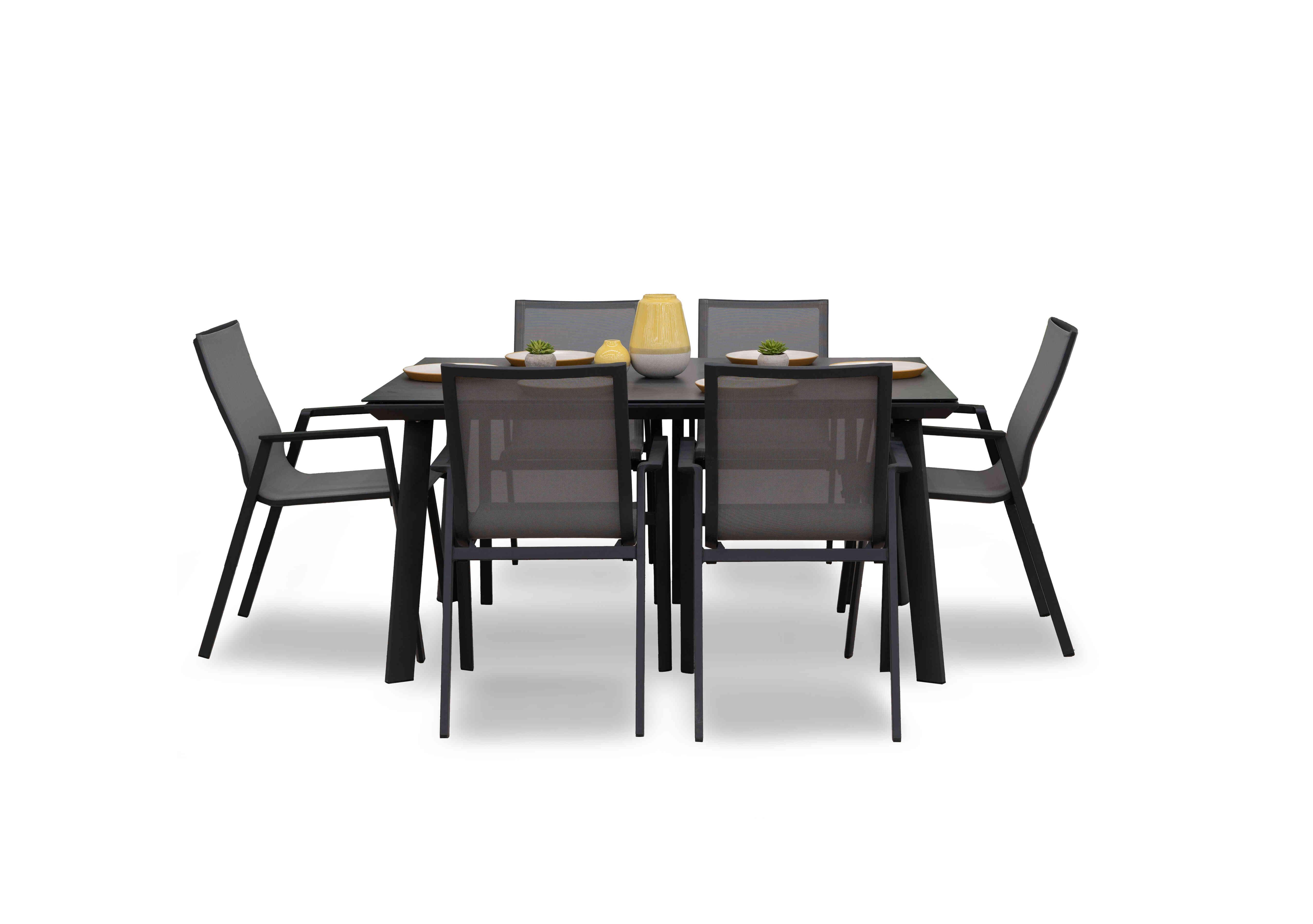 Dia 6 Seater Garden Dining Set with Rectangular Dining Table in  on Furniture Village