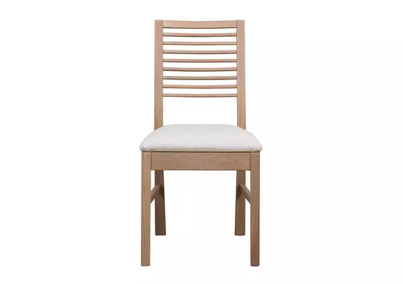 Dixon White Washed Oak Dining Chair Furniture Village