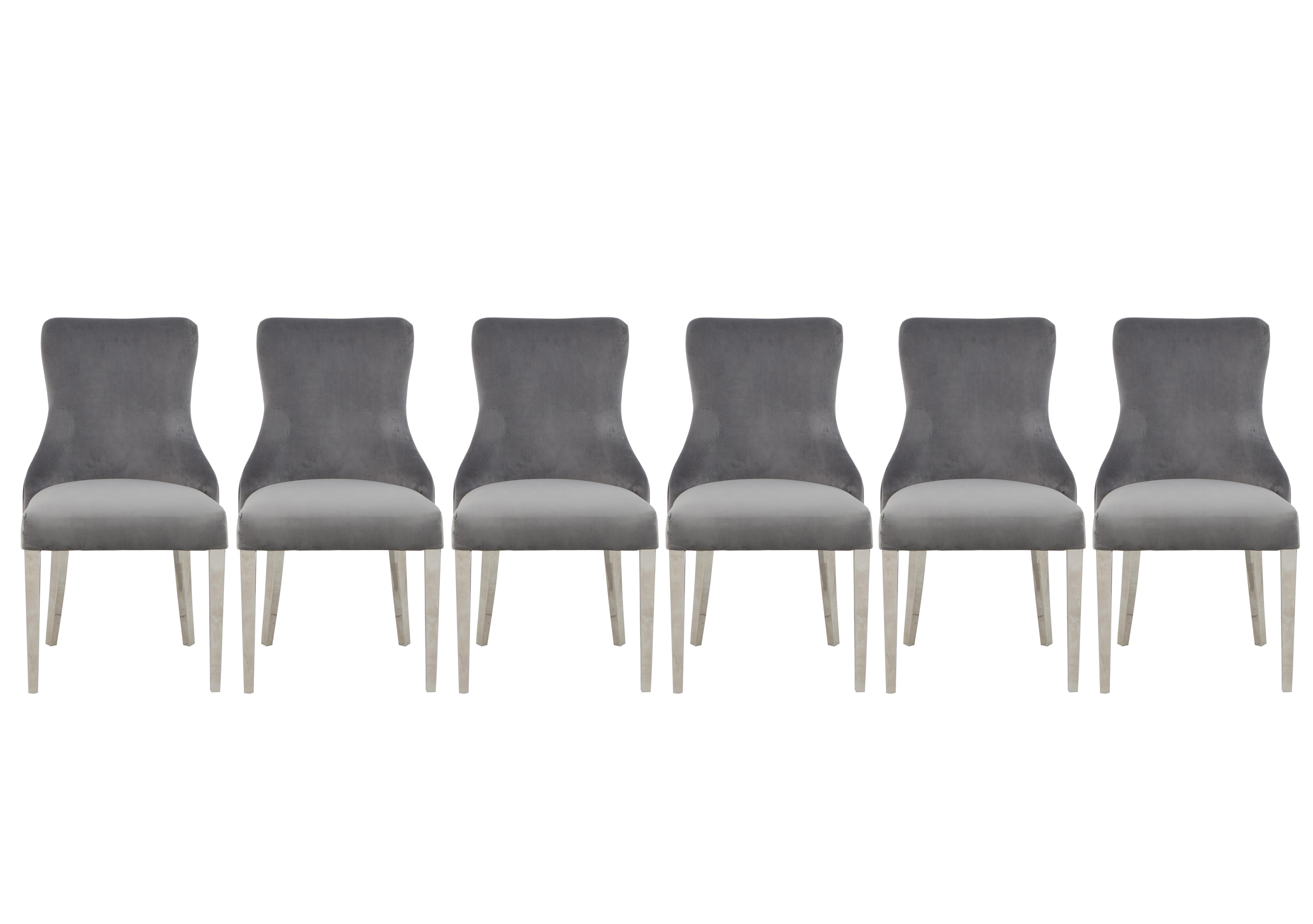 Dolce Set of 6 Dining Side Chairs in  on Furniture Village
