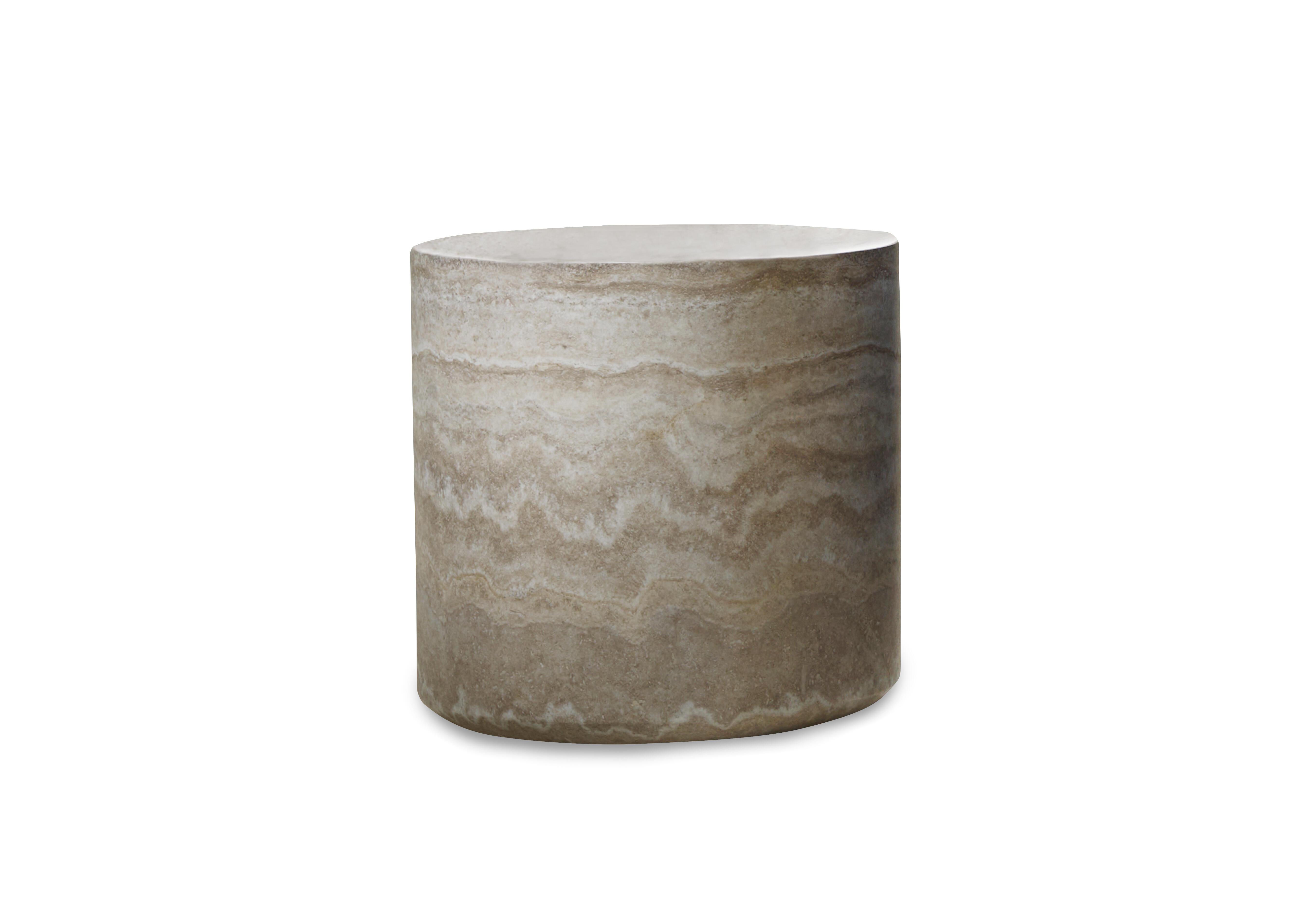 Dove Round Lamp Table in  on Furniture Village