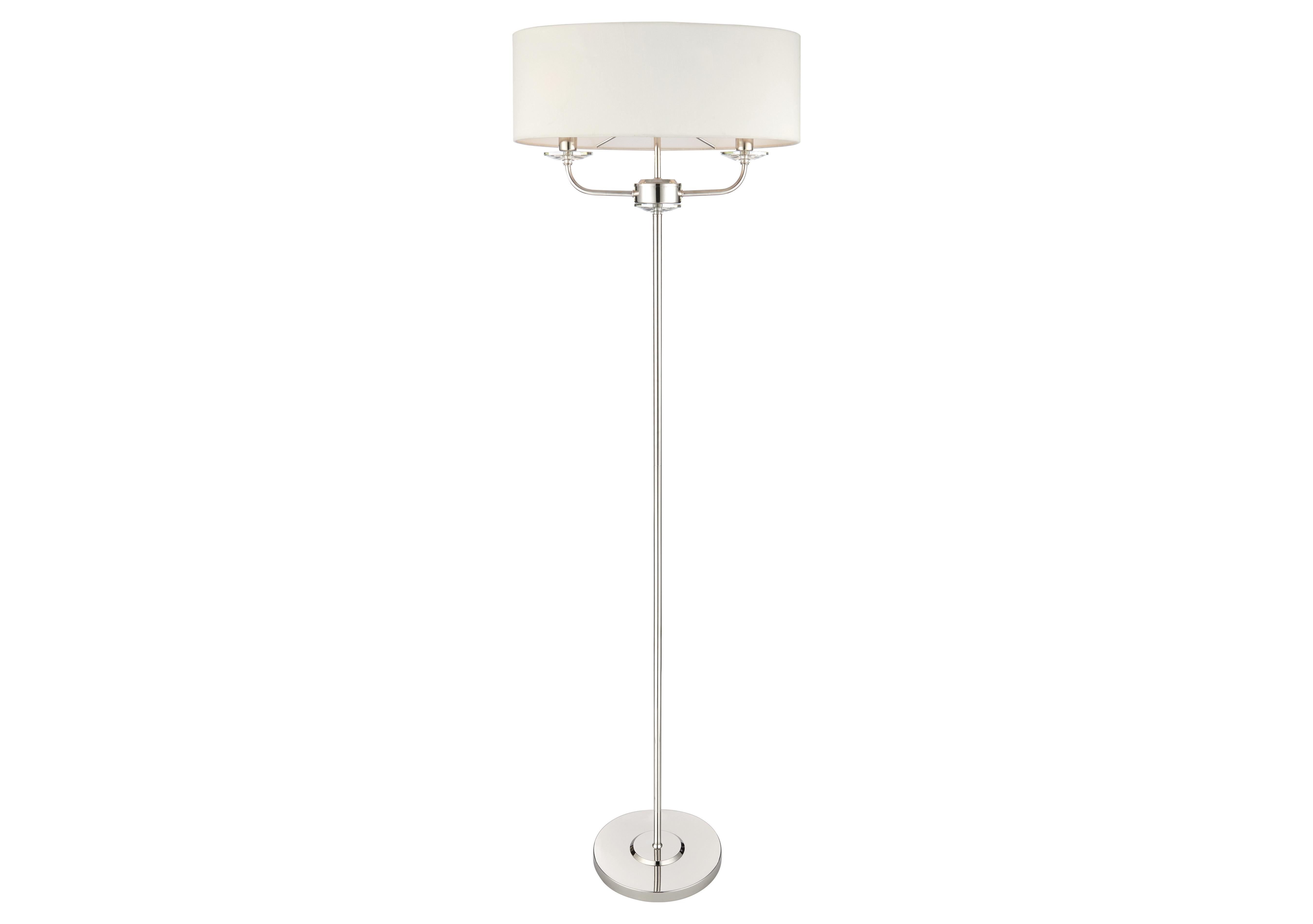 Dixon 2 Light Floor Lamp in  on Furniture Village