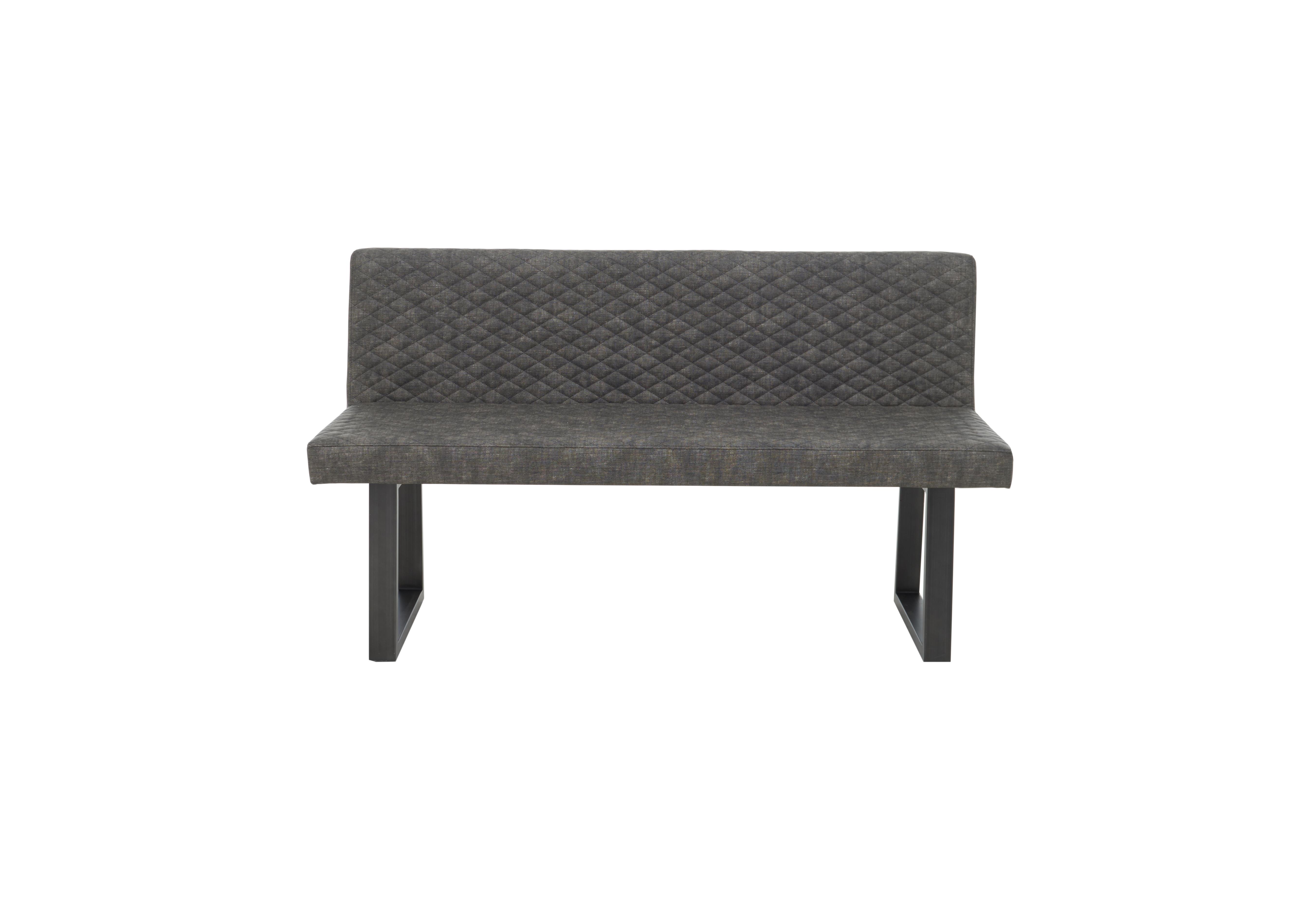 Compact Earth Backrest Dining Bench in  on Furniture Village