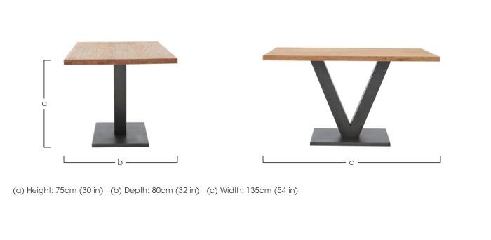 Compact Earth Dining Table in  on Furniture Village