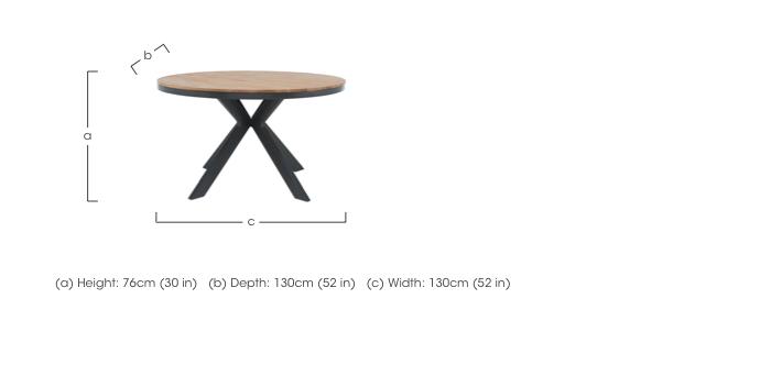 Earth Round Dining Table in  on Furniture Village