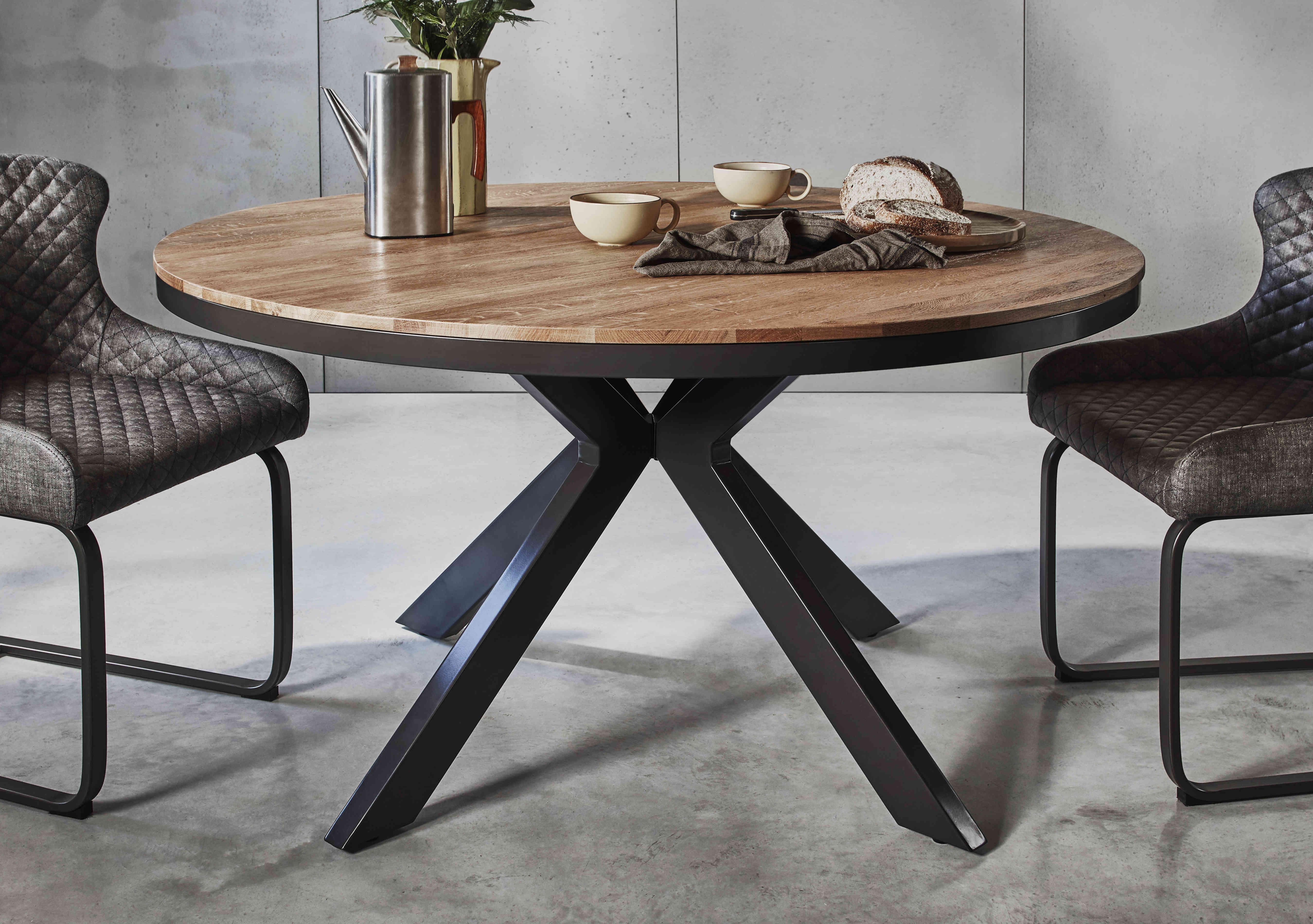 Earth Round Dining Table in  on Furniture Village