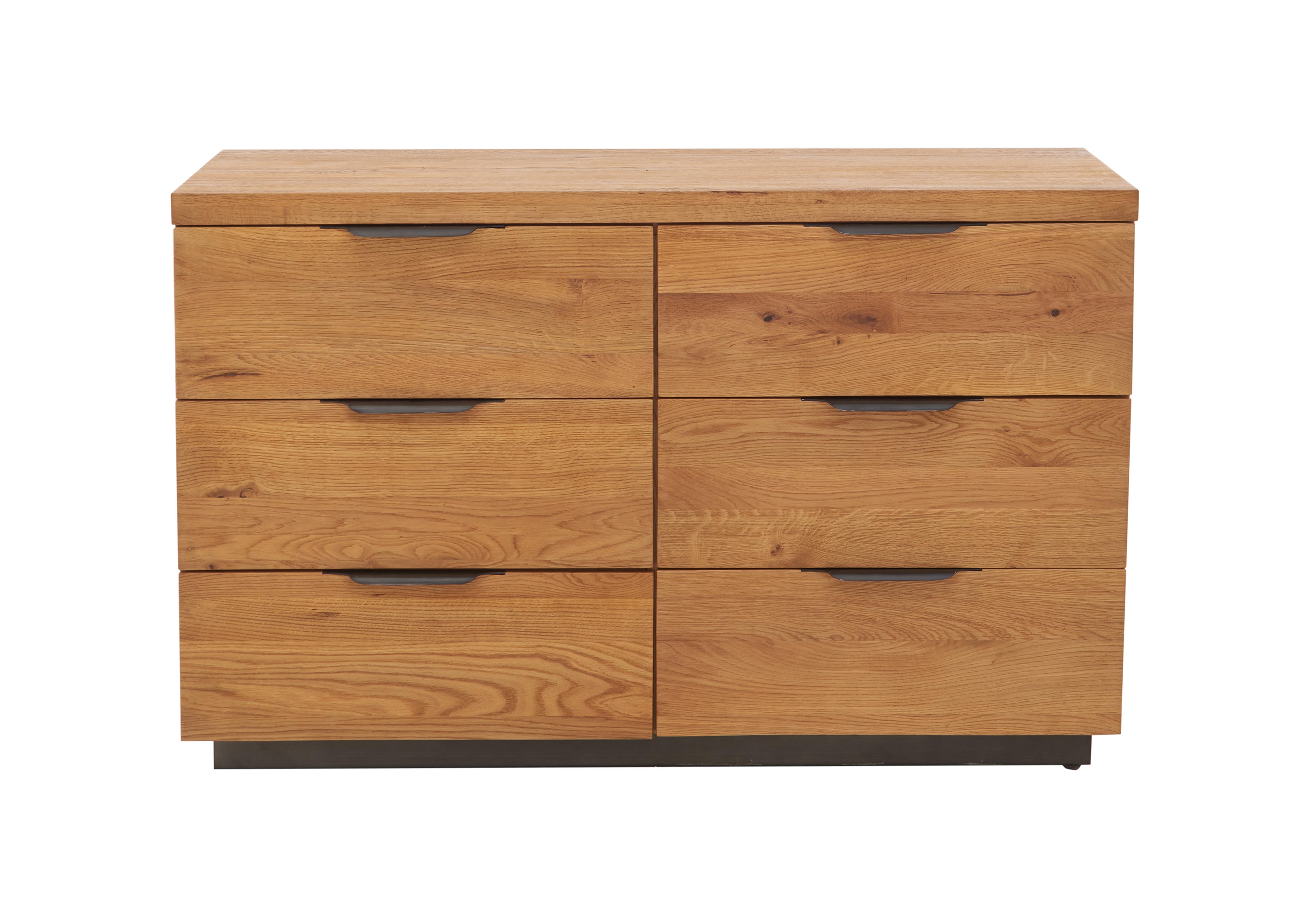 Earth 3+3 Drawer Wide Chest - Furniture Village