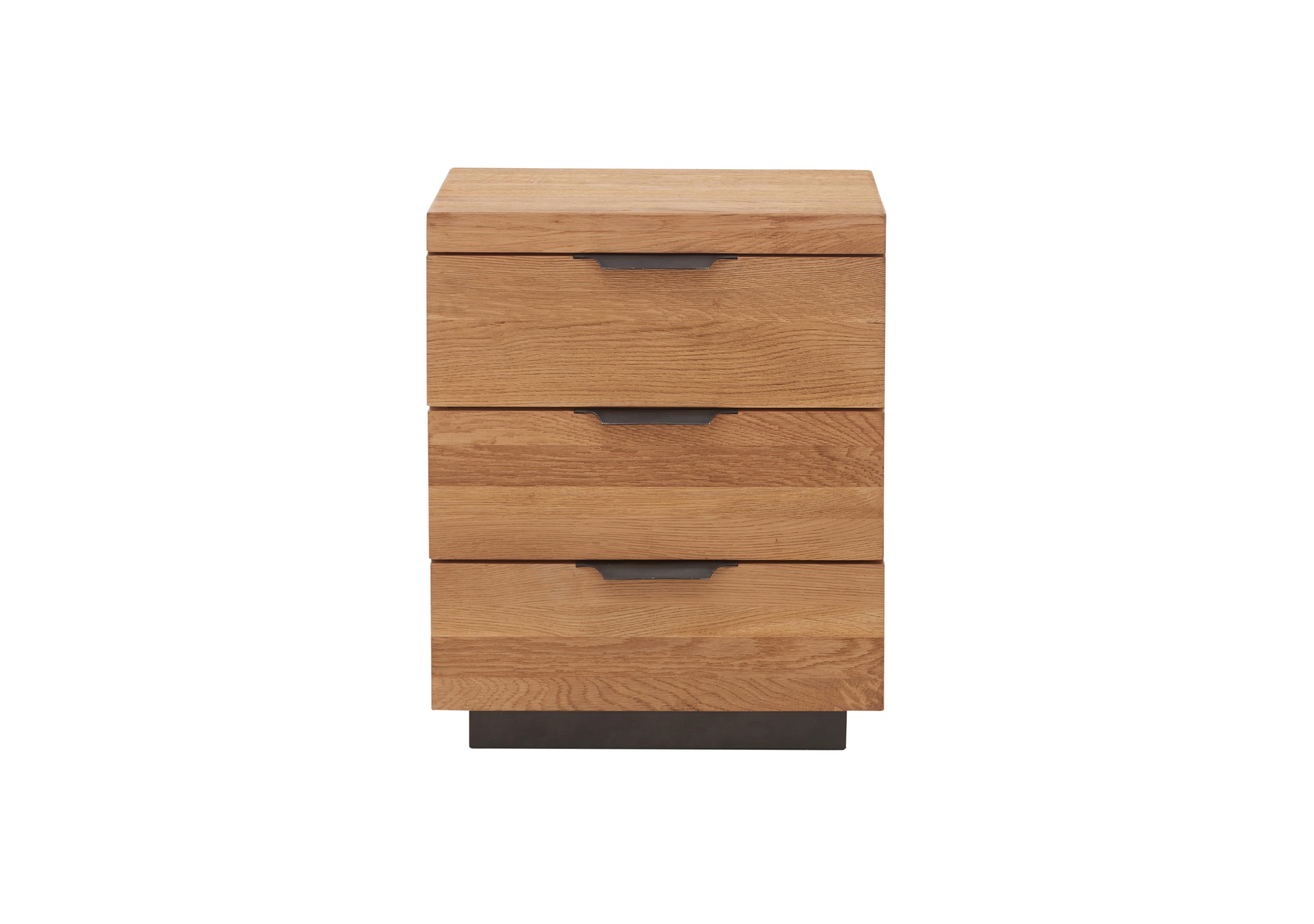 Earth 3 Drawer Bedside Table in  on Furniture Village