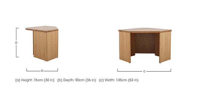 Earth Corner Desk in  on Furniture Village