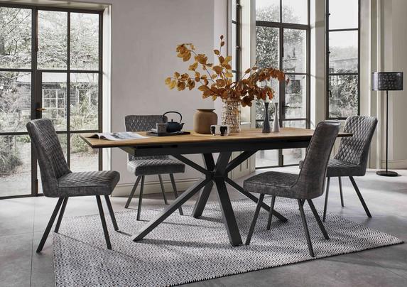 Earth Pop-Up Extending Dining Table Furniture Village