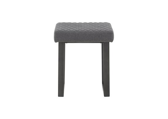 dark grey dressing table stool Earth back style_backless