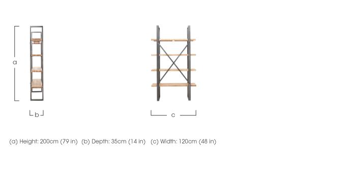 Earth Open Shelving Unit in  on Furniture Village