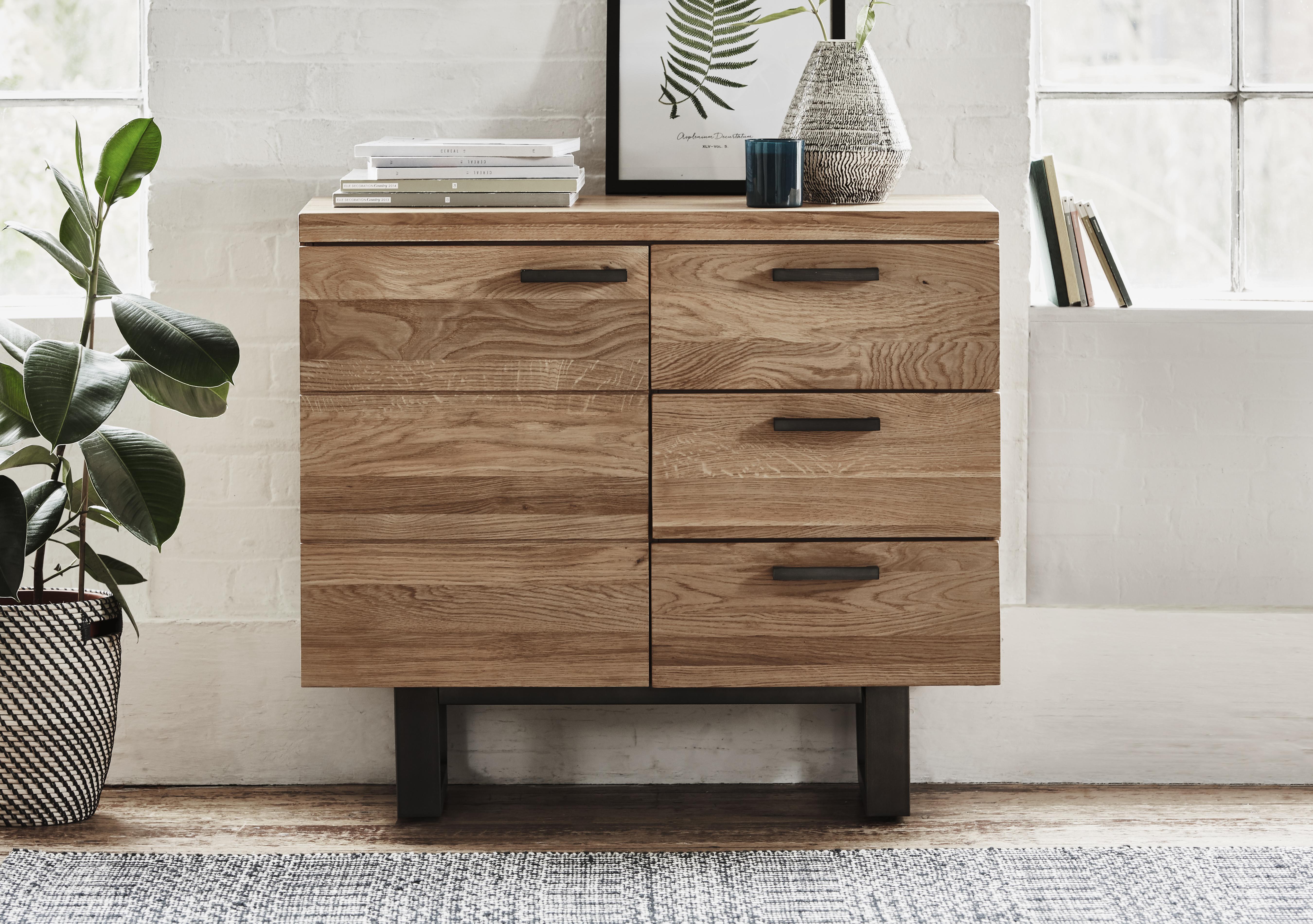 Earth 1 Door 3 Drawer Sideboard in  on Furniture Village