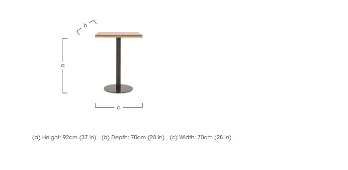 Earth Small Bar Table in  on Furniture Village