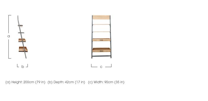 Earth Ladder Shelving Unit in  on Furniture Village