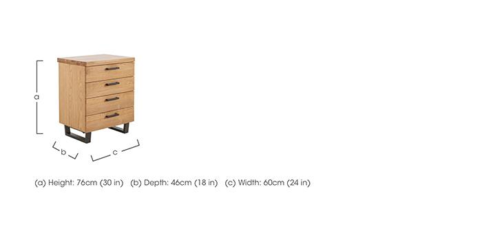 Earth 4 Drawer Unit in  on Furniture Village