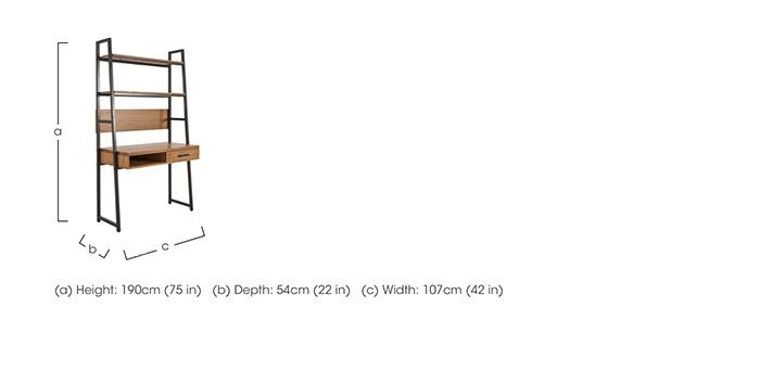 Earth Wall Desk in  on Furniture Village