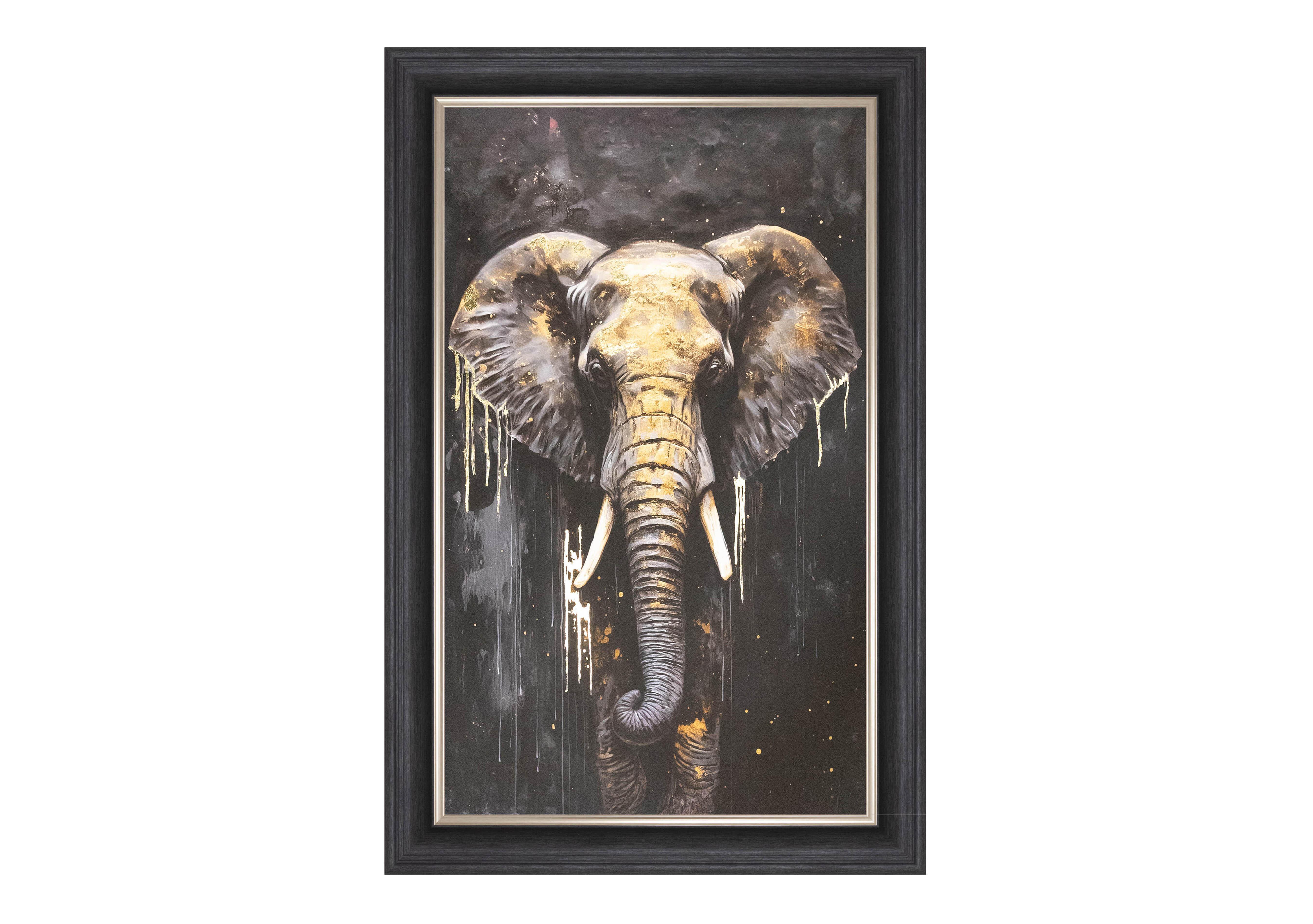 Eddie Elephant Large Framed Picture in  on Furniture Village